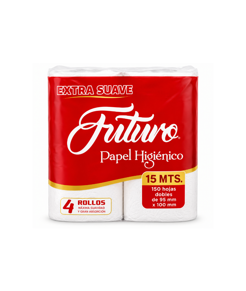 Papel Higiénico Extra Fuerte 4 rollos 
