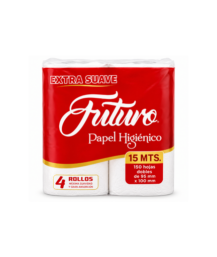 Papel Higiénico Extra Fuerte 4 rollos 