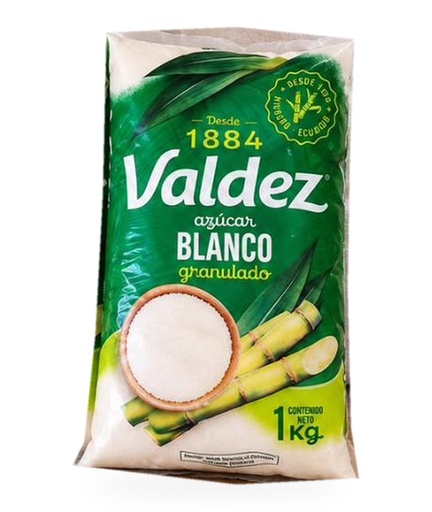 Azúcar Blanca Valdez 1kg